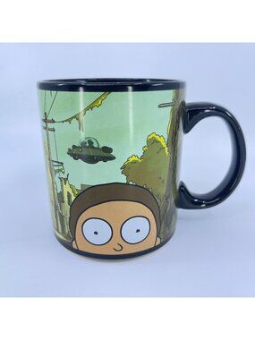 rick & morty just funky ceramic mug cartoon network collectible